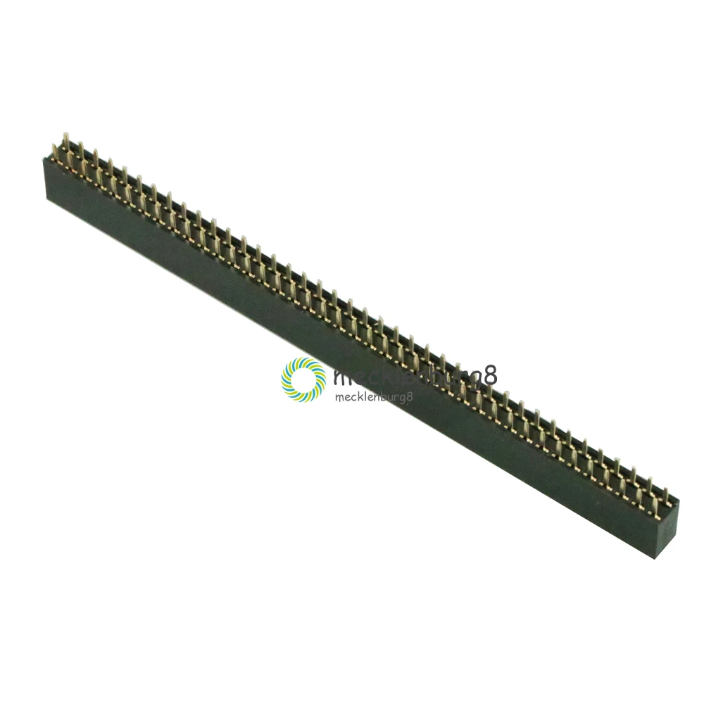 10 pieces. 2.54 mm 2x40 Pins Double Row Female Pins Header