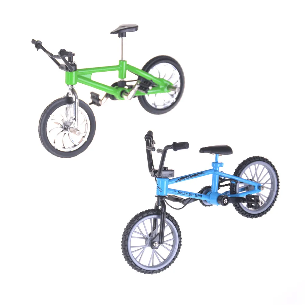 Mini Finger BMX Bicycle Flick Trix Finger Bikes Toys BMX Bicycle Model Bike  Gadgets Novelty Gag Toys 10.5cm*7cm