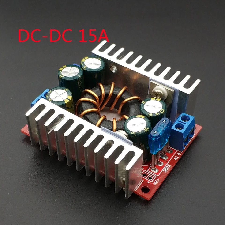 DC-DC High Power low ripple 15A Adjustable step-down module 98% high efficiency vehicle-mounted Power supply module