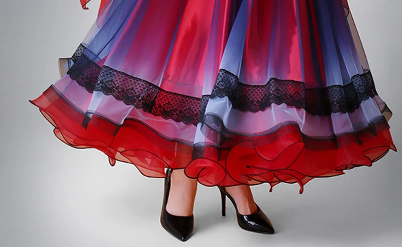 Robe de danse de concours de salle de bal pour femmes, tenue de danse de haute qualité, couleur Tango, valse Flamenco, nouvelle collection