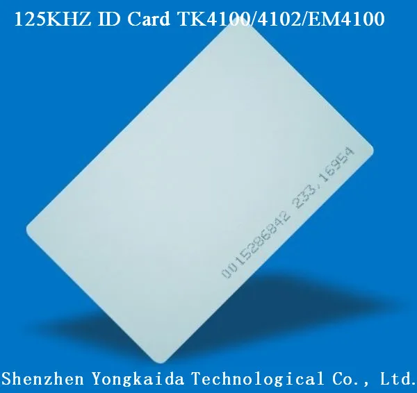 125Khz RFID card Readable & Writable ID cards rfid em4305