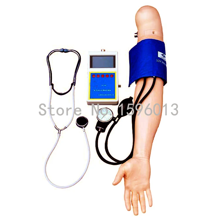 Blood Pressure Training Arm, Systolic blood pressure, diastolic blood pressure and pulse rate values