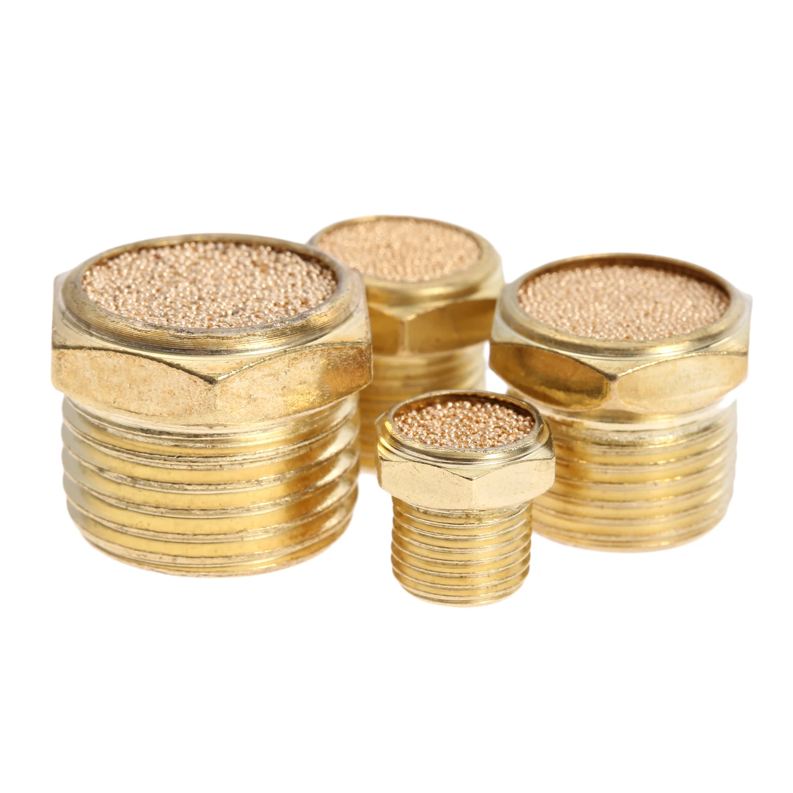 5Pc Pneumatic Air Breather Vent Muffler 1/8\