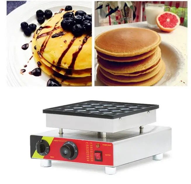 Dutch Muffin Machine 220V/110V 25 Holes Waffle Maker Commercial Copper Simmering Machine Nestle Furnace Muffin Machine