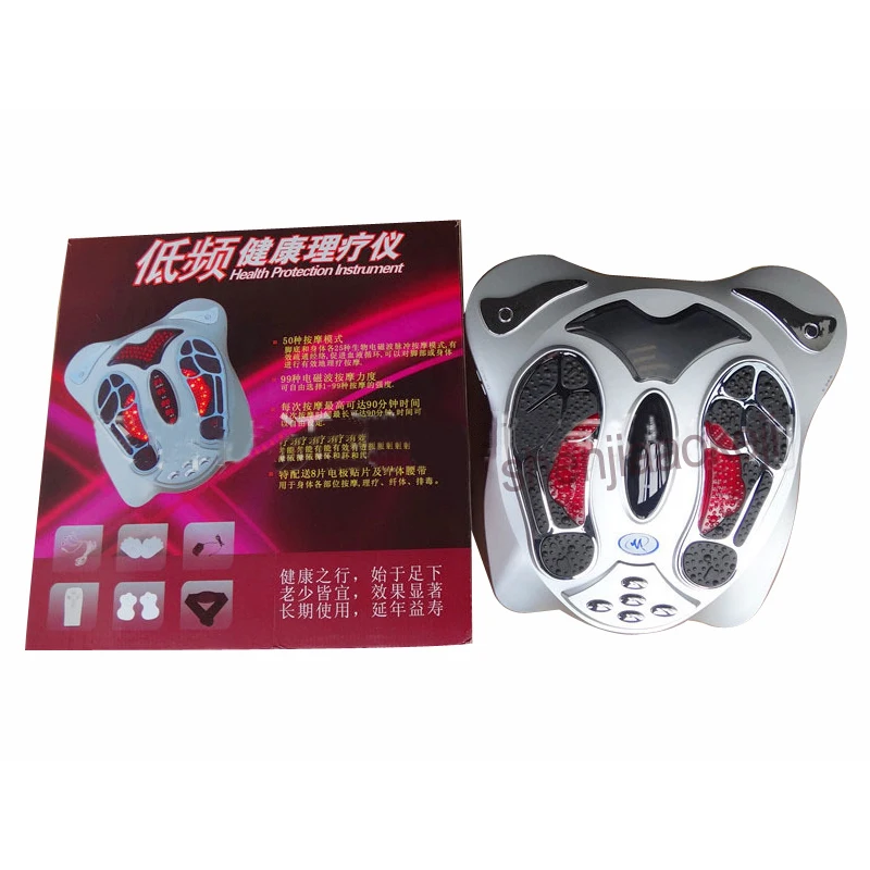 Punti Riflessologia del piede Massaggiatore Elettrico di Calore Lontano Infrarosso Elettromagnetica Piedi di Massaggio Della Macchina di fisioterapia strumento 1pc