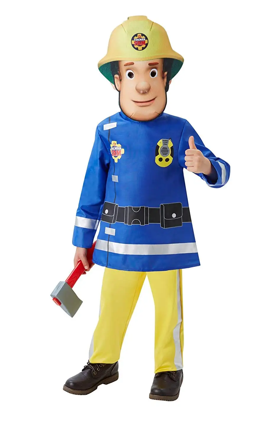 Hot 2021 Fireman Sam Children\'s Fancy Dress Costume 3-9 Years Carnival Party Halloween Cosplay Costumes