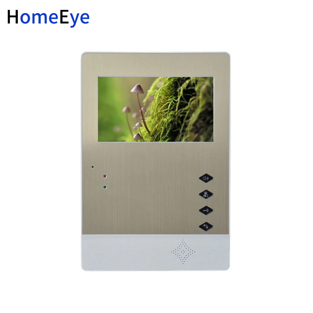 HomeEye 10 Family Door Bell Home Access Control System 4.3'' LTD 4-Wire Multi-family Multi Apartments Video Door Phone Intercom