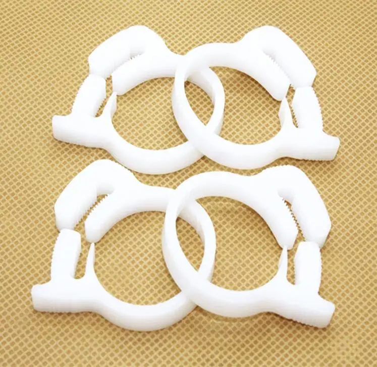 100pcs Plastic hose hoops Nylon strap throat hoop Plastic pipe clamp 9.6-10.5mm