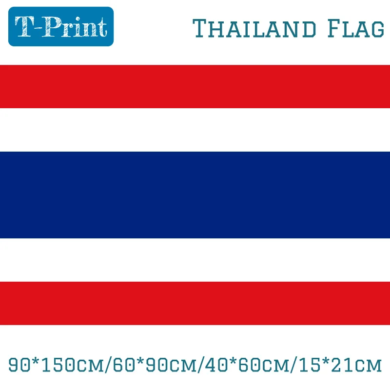 90*150cm/60*90cmThailand Polyester Flag Banner 5*3FT National Day Sports games/meeting Banner and flag decoration/national flag