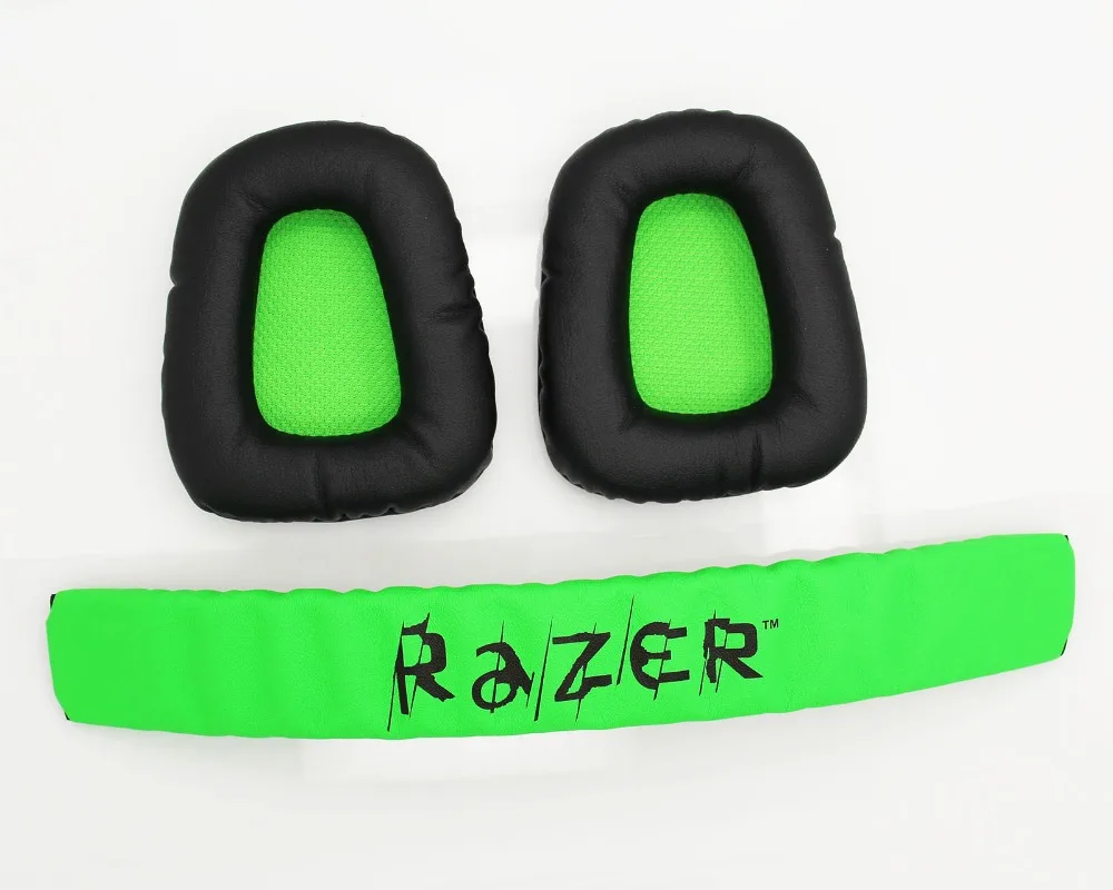 New Replacement Ear Pads Headband With Earpads Earmuffs For Razer Electra Gaming PC Headphones