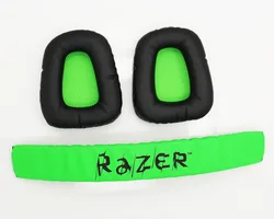 New Replacement Ear Pads Headband With Earpads Earmuffs For Razer Electra Gaming PC Headphones