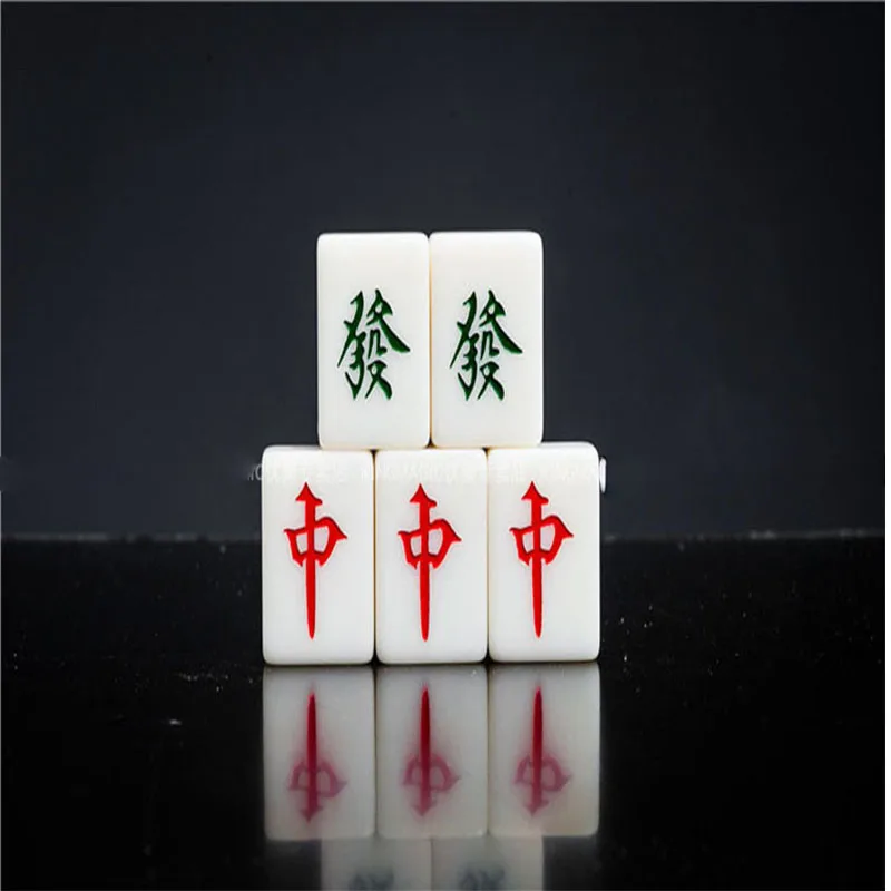 1 Set Movie Mahjong Position Move Stage Street Magic Props Five Mahjong Close Up Magic Interactivity Magic Trick