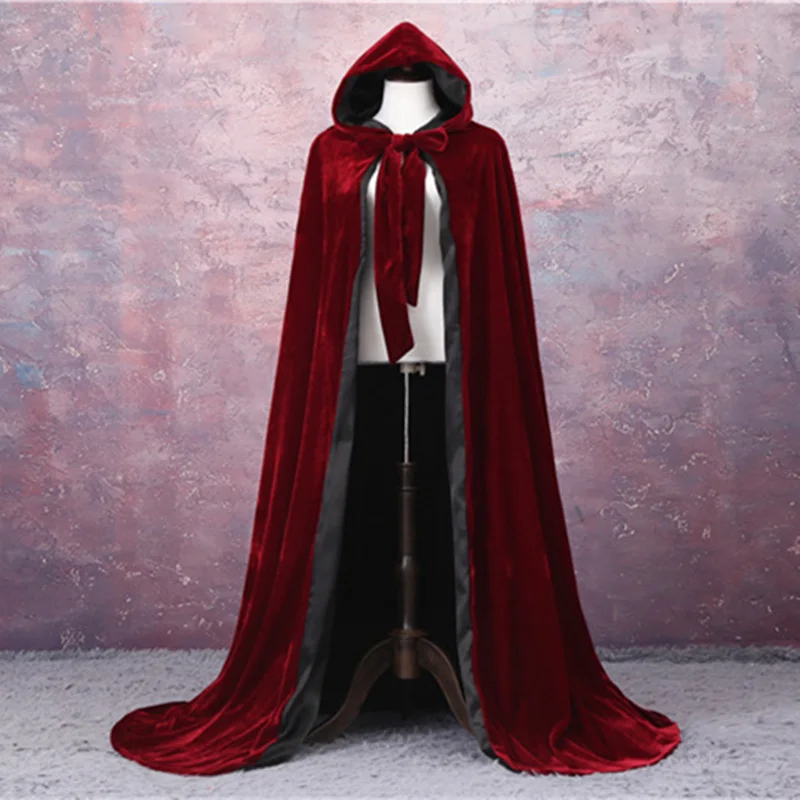 Winter Hooded Women Cape Casual Girl Fashion Cloak Loose Luxury Long Warm Wedding shawl cloak