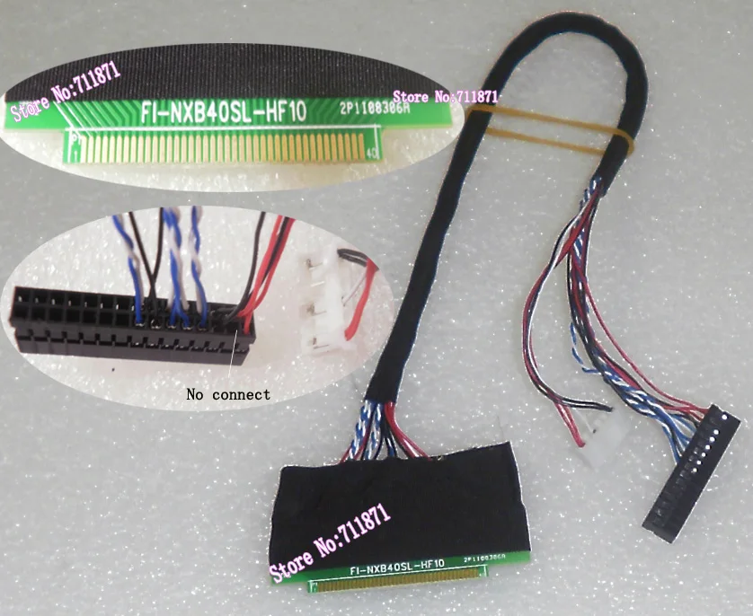 

40P FI NXB40SL HF10 LP121WX3 Screen Cable LED panel line Spacing 0.8mm 1ch 6bit LVDS FI-NXB40SL-HF10 LP121WX3 Lcd Screen Cable