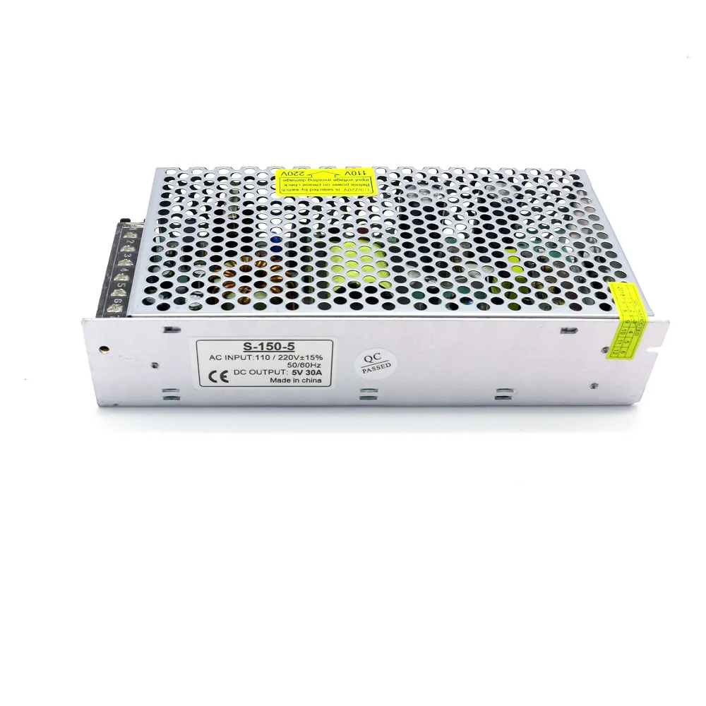 High Quality Universal Voltage Led Adapter Transformer AC DC 5V 30A 150W Lighting Driver Switch Power Supply Model