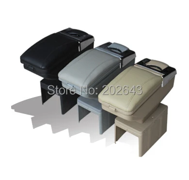 Govi Racing  Car leather storage box storage case console decoration car console box universal car armrest