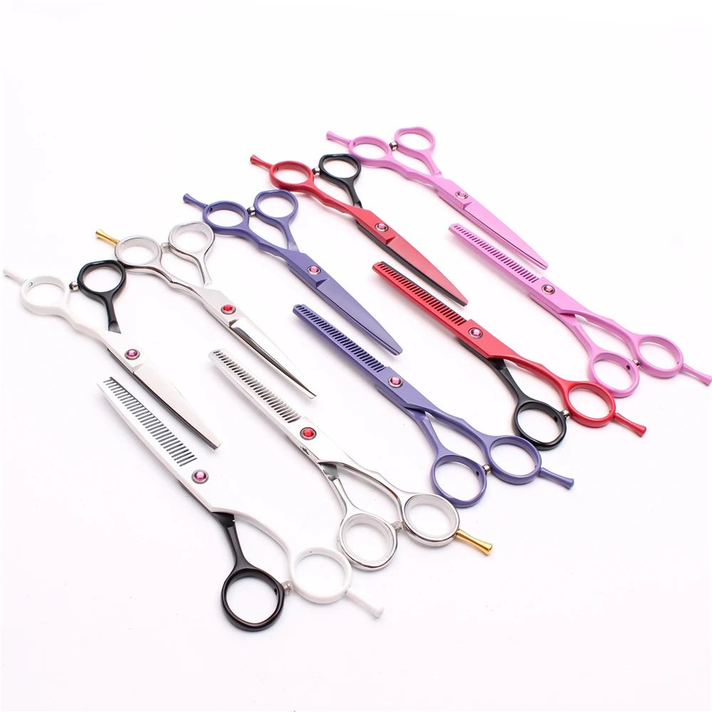 

1Pair 1013C 5.5INCH Purple Dragon Professional Hairdressing Scissors Thinning Shears Cutting Scissors Hair Scissors Styling Tool