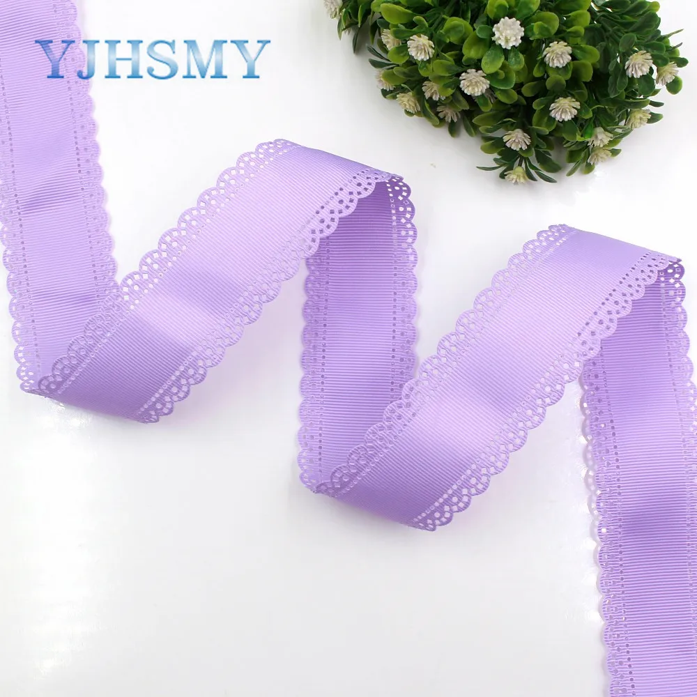 YJHSMY I-19407-882,5 jardów, gorąca sprzedaż 38mm wydrążone kwiaty stałe wstążki tkania, materiały DIY handmade, dodatki odzieżowe