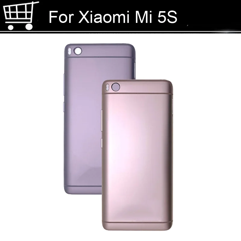 100% Origineel Voor Xiaomi Mi 5 S Batterij Back Rear Cover Deur Behuizing Voor Xiaomi Mi 5 S Met Power volume Knop Mi5S Vervanging