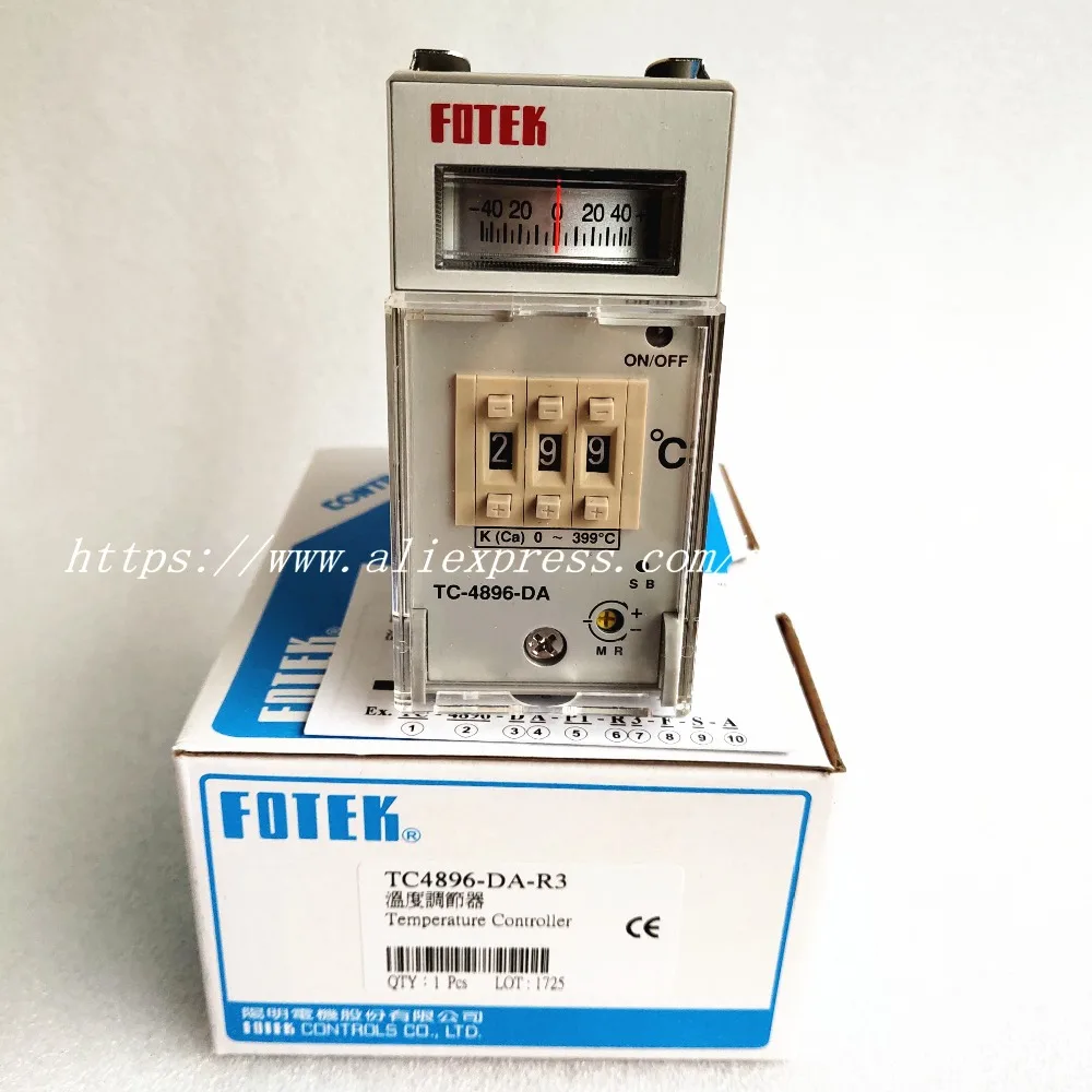 TC4896-DA-R3 FOTEK Temperature Controller DIN 48*96 New & Original TC-4896-DA