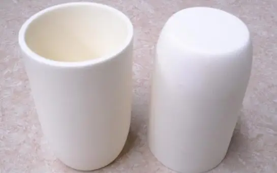 99.5% alumina crucible /dia 75mm Hight 120mm/ cylindrical corundum crucible / ceramic crucible