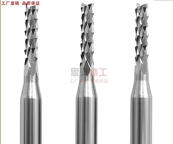 NEW 10PCS 0.4/0.5/0.6/0.7/0.8/0.9/1.0/3.175 mm Corn milling cutter tungsten steel tungsten carbide mini end mill engraving CNC