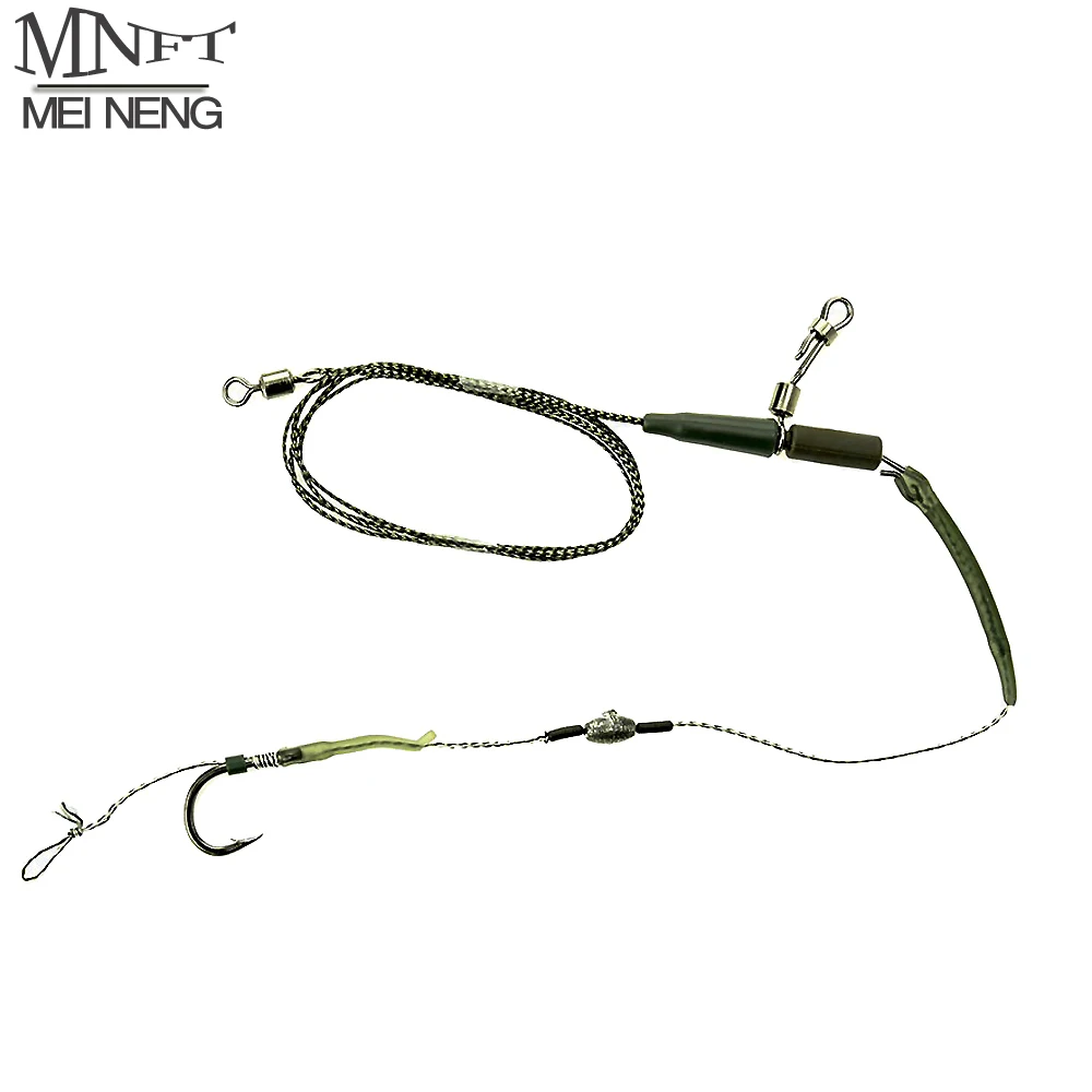 

MNFT 2 Set / Lot carp fishing hair rig hook set (light version) hand made top quality