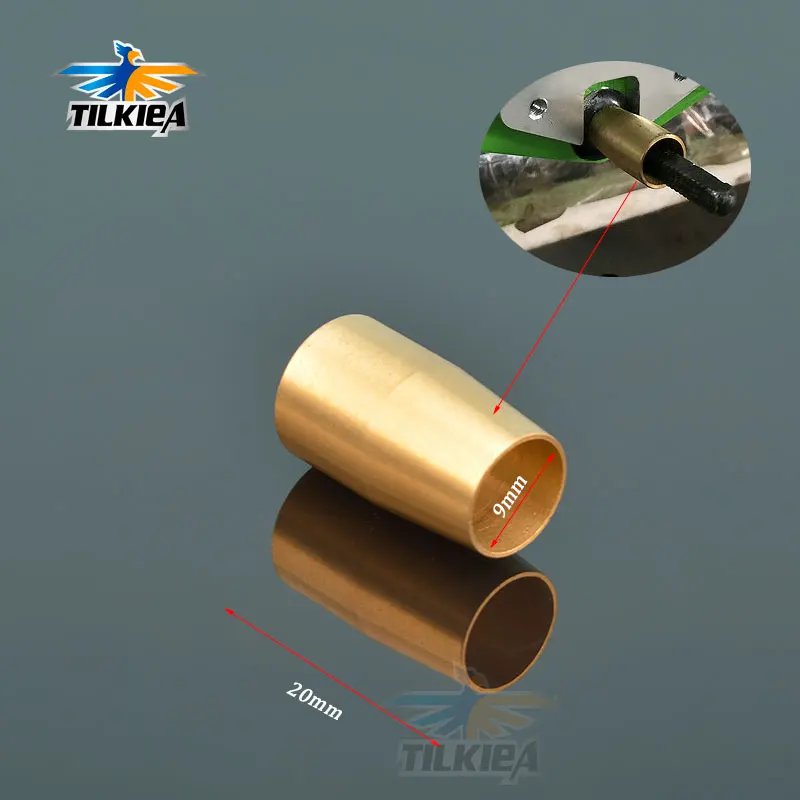 Tubo de latón de 9mm para barco a control remoto, conexión de 6,35mm, conector de accionamiento Stinger para tubo de latón de 9mm y conexión de accionamiento Stinger de 6,35mm