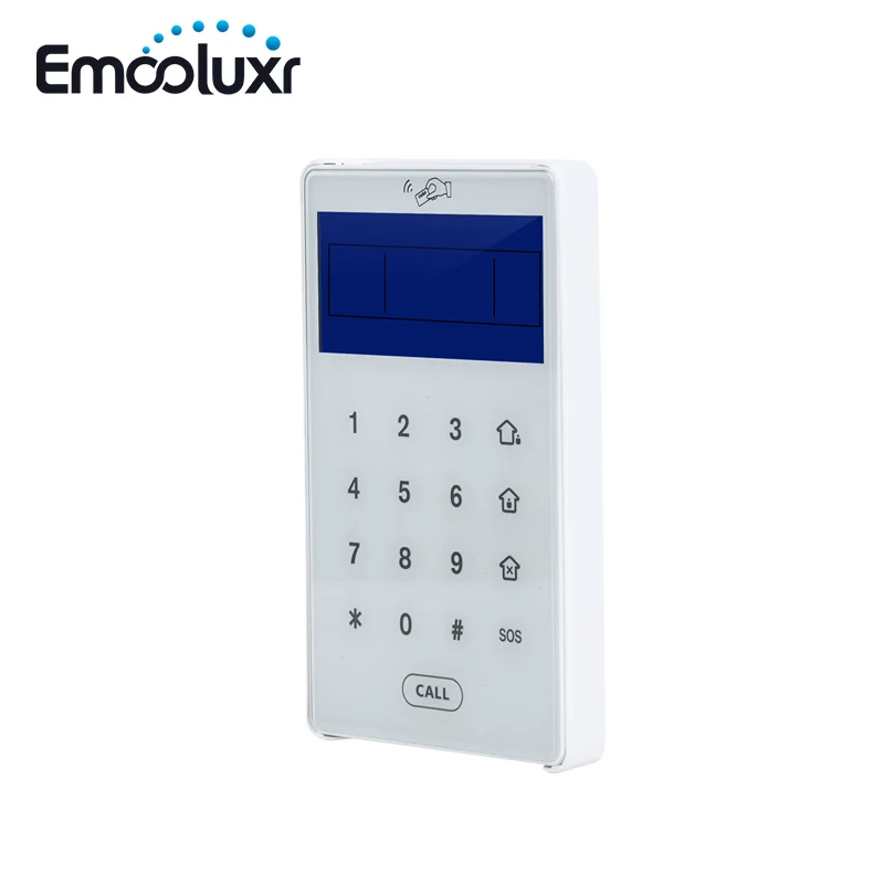 Two-Way Code Keypad PB-503R Temper Glass Touchscreen Door Keyboard for 868MHz TCP IP WIFI Alarm System Wireless ST-VGT, ST-IIIGW