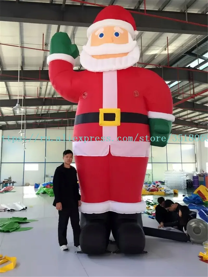 Sell 6 meter tall Oxford cloth Santa Claus cartoon, Christmas display model, for commercial display or other.