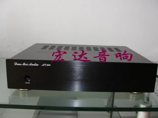 A200 Pre- amplifier chassis/ Rear amp chassis/AMP Enclosure / case DIY AMP BOX (435 * 102 * 348mm)