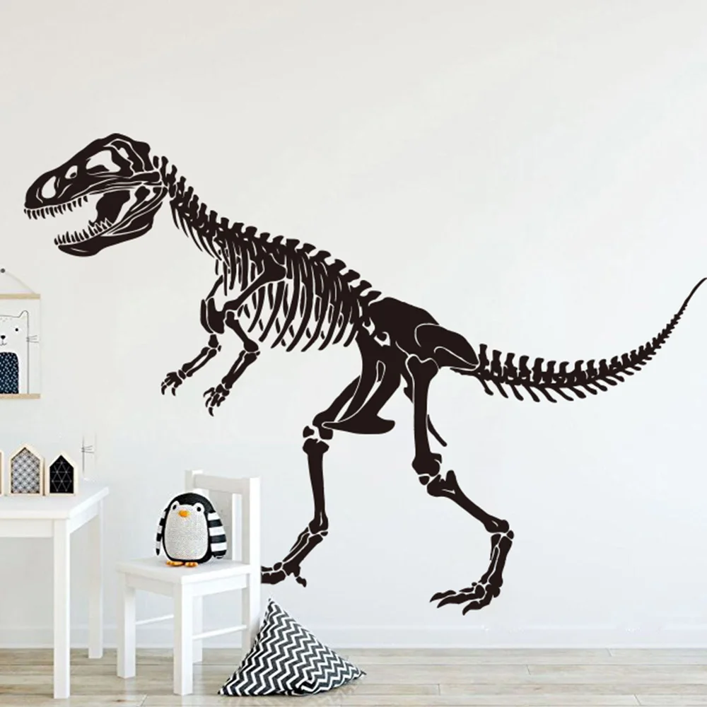 Large T-Rex Dinosaur Wall Sticker Boy Room Bedroom Huge Dino Animal Wall Decal Living Room  Vinyl Art Home Decor