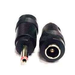 2 PC. Power DC Jack Connector 5.5 * 2.1 Female 3.5 * 1.35 Converter