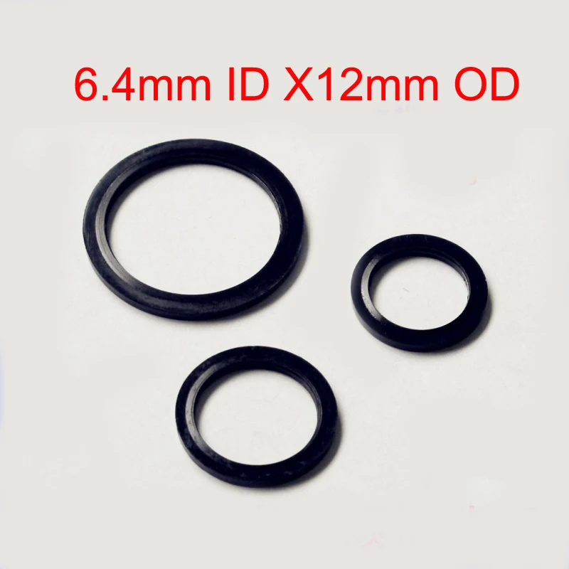 

100 PCS Metal Rubber Bonded Oil Drain Washer Seal Gasket O Ring Fit M6