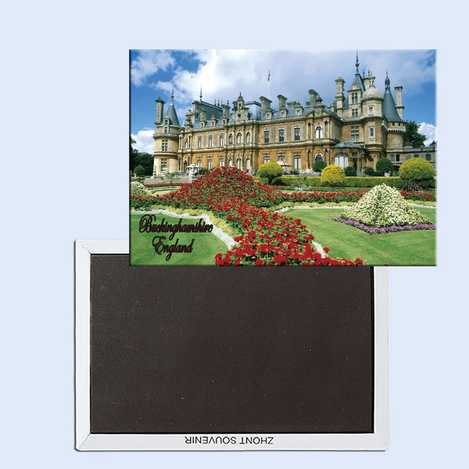 

Waddesdon Manor, Buckinghamshire, England Magnetic Refrigerator Affixed With Tourist Souvenirs Home Accessories 24827