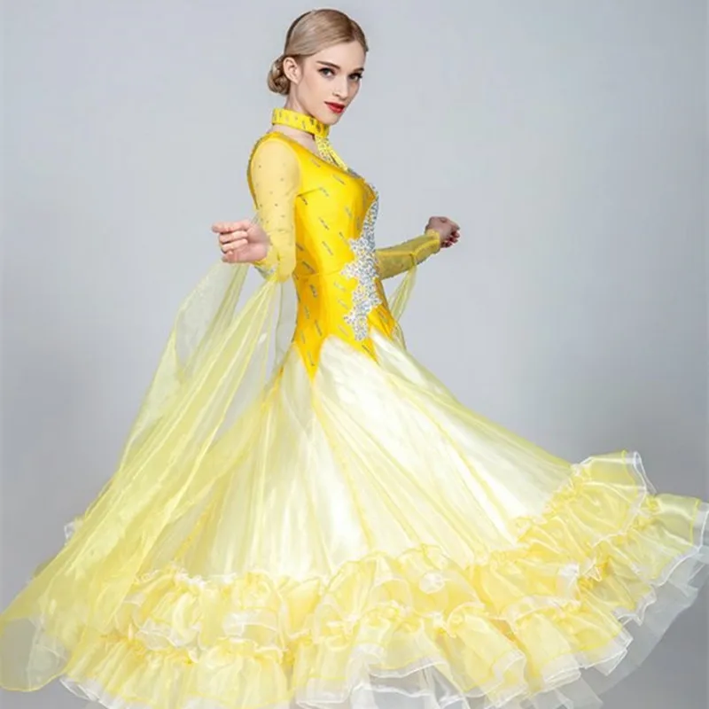 

ballroom dance competition dress women standard ballroom dress for girls ballroom waltz dress green social dress dance costumes