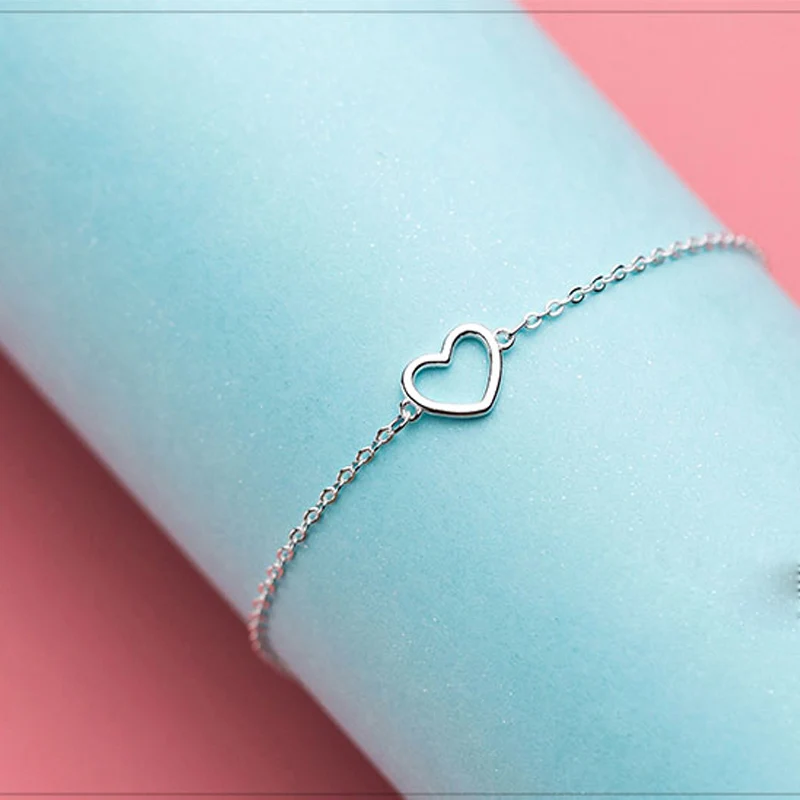 La Monada Heart Bracelets For Women Silver 925 Sterling Fine Silver 925 Jewelry For Women\'s Bracelets Chain Female