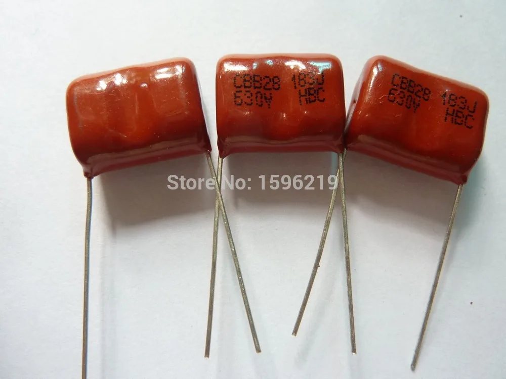 

20pcs CBB 183 630V 183J CBB28 0.018uF 18nF P15 Metallized Polypropylene Film Capacitor