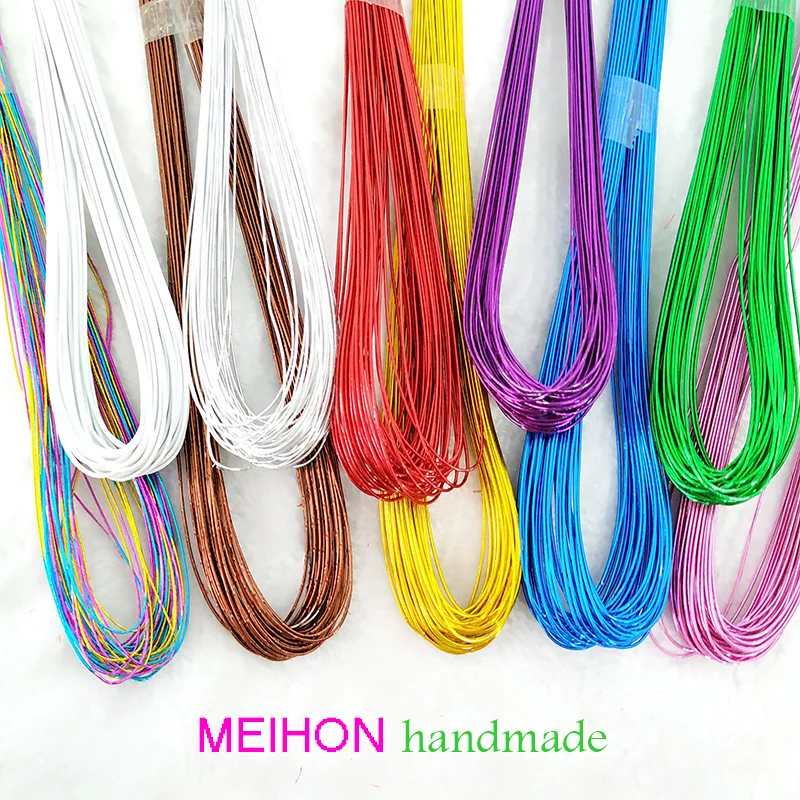 DIY Nylon flower Materials Wire 22# 0.8mm /  Artificial flowers  making stems nylon flower decorations/60pcs/lot