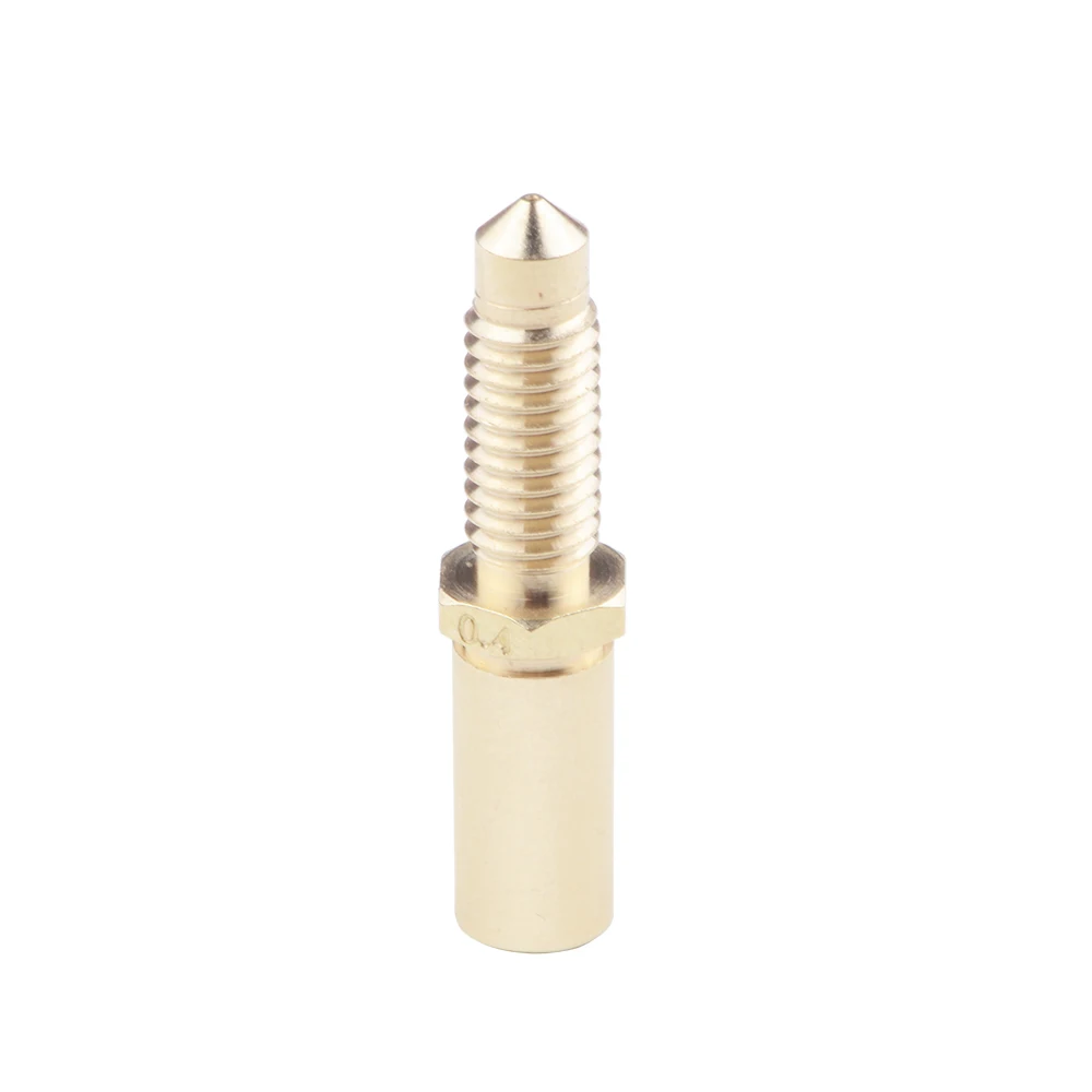 Integrated Nozzle For Kraken with Throat 0.2 0.4 0.8mm Bore 4.1mm For Chimera 3D Printer Brass Nozzle Extruder Head