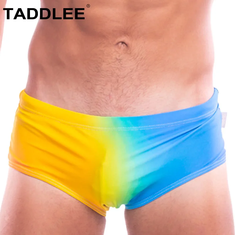 

Taddlee Brand Sexy Men's Swimwear Swimsuits Swim Boxer Briefs Bikini Men Bathing Suits Penis Pouch Gay Surf Board Trunk Low Rise