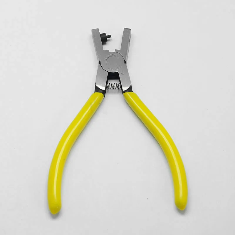 Iron Hole Punch Pliers DIY Jewelry Making Tool 136x91x9.5mm