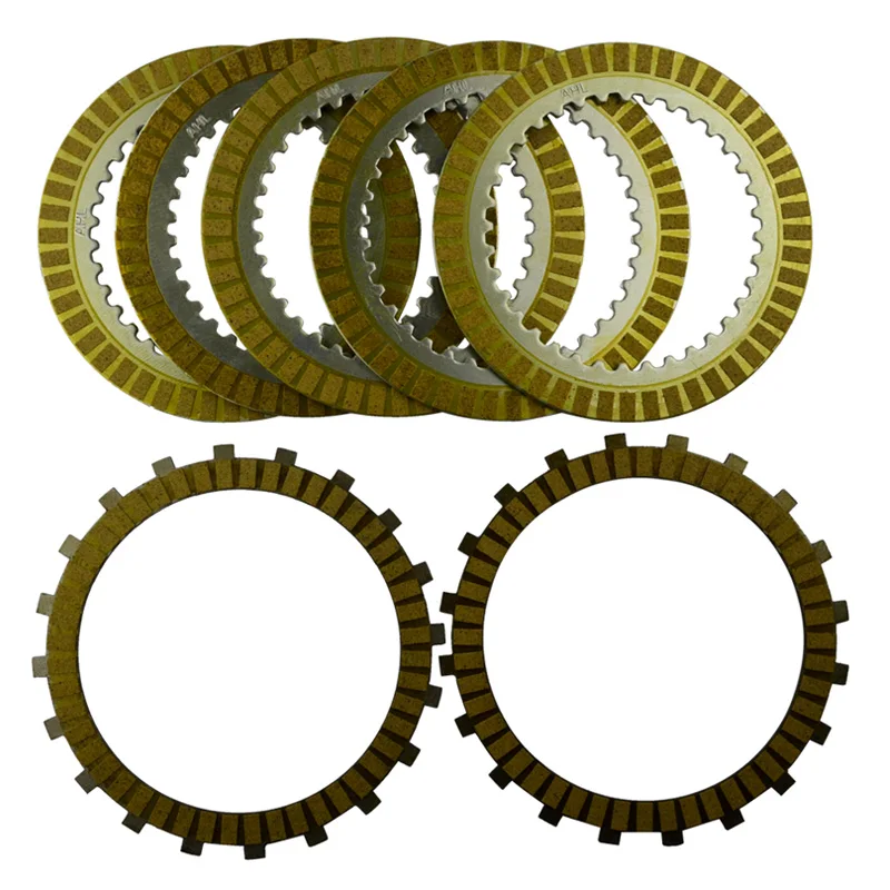 A set Motorcycle Engine Parts Clutch Friction Plates Kit & Steel Plates For SUZUKI M109R M109 R VZR1800 VZR 1800 2006-2011