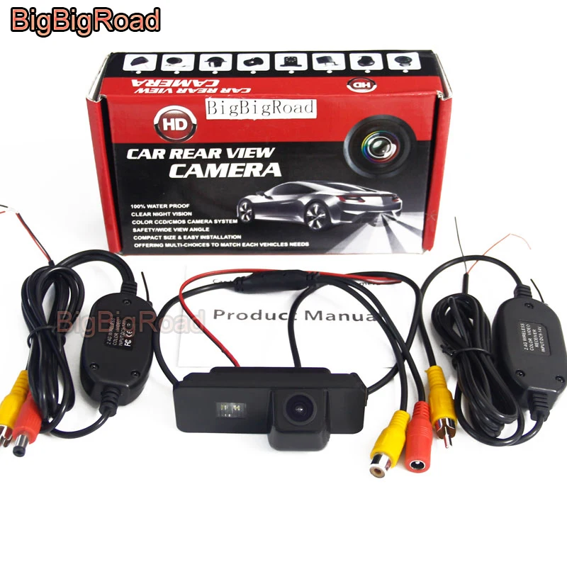 

BigBigRoad For Volkswagen EOS CC Polo Variant Magotan Beetle Lupo Leon Altea Car Rear View Backup Parking CCD Camera Waterproof