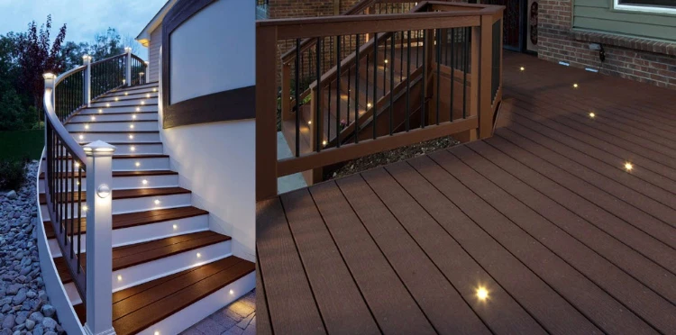 5PCS Durchmesser Mini SmallSizeLED Terrasse Lampe Licht für Garten/Gebäude Halle/Hotell/Villa Deck/Tritt einbau in Boden/Wand – Detail 11
