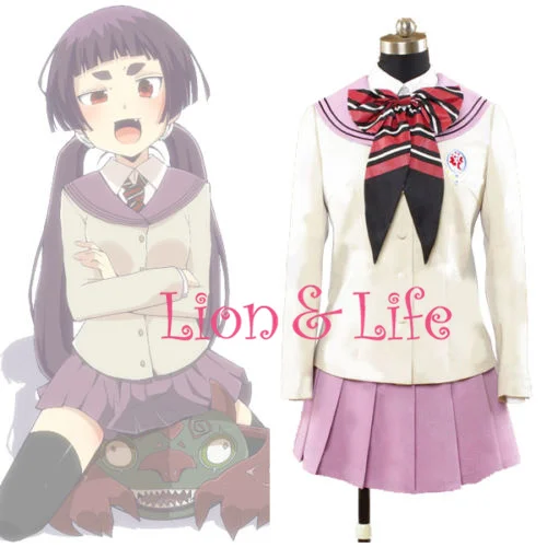 

Ao no Blue Exorcist Kamiki Izumo Moriyama Shiemi School Uniform Cosplay Costume