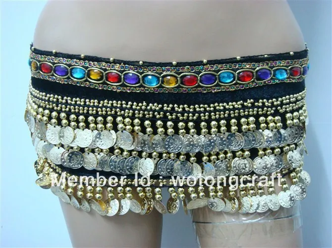 popular wholesale belly dance hip scarves