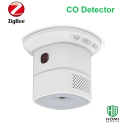 Wireless Zigbee 3.0 Smart Carbon Monoxide Sensor CO Detector Working with Home Assistant Conbee CO Gas Detector