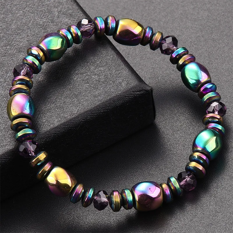 Fashion Magnetic Slimming Bracelet Colorful Woman Weight Loss Body Fat Burners Anti Cellulite Fitness Hematite Health Products