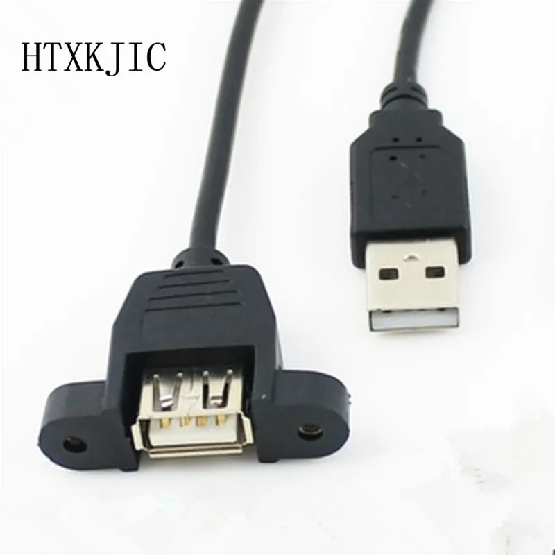 10 قطعة USB ذكر إلى Famale كابل تمديدات كابلات USB لوحة أم للكمبيوتر لوحة جبل USB الباب الخلفي كابل مع مسامير 30 سنتيمتر